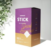 디카페인 맛집 컴포어 스틱커피 디카페인아메리카노(100스틱), 1g, 100개입, 2개