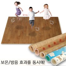 아이놀이매트 아파트 아기방 거실 초등 아이방 애견 바닥 층간 소음 매트, 소음차단용 (18mm), 오크