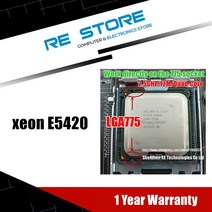인텔 제온 E5430 2.66GHz 12M 1333Mhz CPU 프로세서는 LGA775 마더 보드에서 작동합니다., 한개옵션0