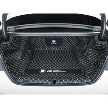 BMW 5시리즈 트렁크 매트 525li 530li 차박매트, 체크블랙(플세트)