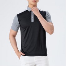 남성 기능성 카라 반팔 골프 티셔츠 남성골프상의 골프티셔츠 카라티유니폼 카라티