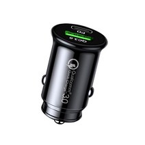 가성비 48WW USB 미니 자동차 충전기 고속 4.0 3.0 C PD 아이폰 14 샤오미, [02] Black
