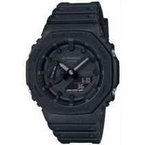 새로운 카시오 오크 G-Shock GA2100-1A1 A/D 디지털 카본 레진 블랙 아웃 남성용 시계