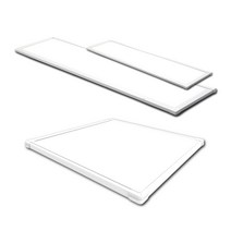 LED 슬림 엣지 평판조명 면조명 25W 50W 국산 무타공 플리커프리 방 거실 주방 사무실, 640X180(25w), 주백색(4000K)