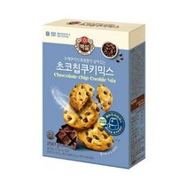 CJ더마켓 홈 베이킹 제과 제빵 빵 만들기 카페 디저트 아이 간식 초코칩 쿠키믹스 초코 핫 케익 와플 브라우니 쿠키 머핀 깨찰빵 식빵 290G, 18개
