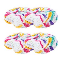 [앵콜스] 소프트베베(4볼세트) 뜨개실 털실 수면사 아기실 블랭킷, 43 귤과에머랄드구름