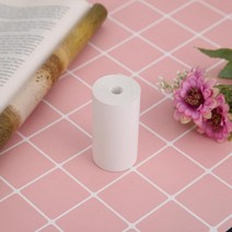 Paperang 미니 소형 포켓 포토 프린터용 감열 프린팅 스티커 용지 57x30mm 금전 등록기 5 롤, 한개옵션0