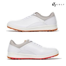 국내 생산 프리미엄 수제 골프화 - 김영주 KYJ 트로이 남성용 스파이크리스 골프화