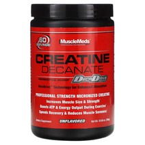 몬스터밀크 제로카브 크레아틴 머슬메즈 MuscleMeds Creatine Decanate Unflavored 1058 oz 300 g