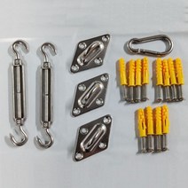 파라솔 천갈이 천교체 교체용 커버 천 야외 차양 방수 햇빛 가리개 정원 캐노피 테라스 자동차 캔버스 천막 직사각형 풀, Accessories 3