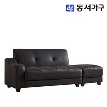 동서가구 솔트 로마 2인 소파 스툴포함 mct024, 초코브라운