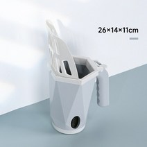 리터로봇 고양이화장실 고양이후드형화장실Cawayi 개집 플라스틱 고양이 배변 특종 애완 동물 관리 모래 폐