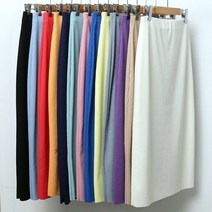 원티드 골지 밴딩 롱스커트 20D214H 빅사이즈 여성