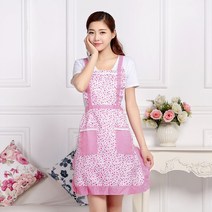 플라워 원피스 카페앞치마 깜찍패션 주방앞치마, 공주앞치마_핑크