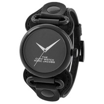 [해외]명품마크제이콥스시계70015140 Marc Jacobs The Cuff Watch Womens Black Dial/Black Strap Watch 20179295