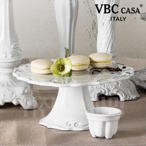 VBC까사 인칸토 바로크 케이크스탠드 23(d)x11(h)cm 9915-23, 인칸토 바로크 케이크스탠드 9915-23