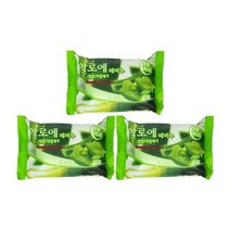 상투머리 때비누 150g 3개입 알로에, 1, 본상품선택