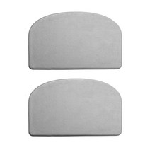 힐로 뽀송 주방 욕실 메모리폼 극세사 발매트 2개, 그레이