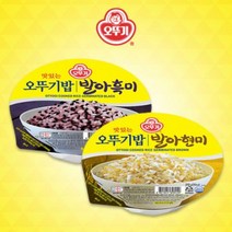 [오뚜기] 오뚜기밥 발아흑미 210g x 6개 + 오뚜기밥 발아현미 210g x 6개