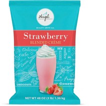 딸기 프라페 믹스 파우더 1.36kg Angel Specialty Products Blended Smoothie Frappe Powder Mix Strawberry
