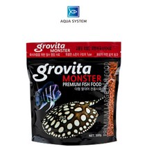 아쿠아시스템 그로비타(grobita) 대형 열대어 전용사료 300g, 상세페이지 참조