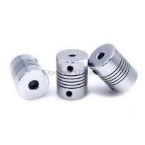 철근커플러 각종커플러 에어공구 수공구58 6.35mm 8mm 10mm D19 * L25 알루미늄 플렉시블 조 샤프트 커플, 29 7x8
