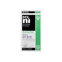 마이니 활력 멀티맨 남성 남자 포맨 종합 영양제 멀티 비타민 미네랄 마늘 마카 홍삼 옥타코사놀 산수유 60정, 1통, 1개