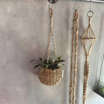 행잉 화분커버 해초바구니 소형 걸이용바구니 식물인테리어