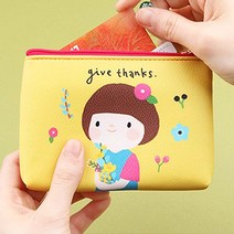 깜찍한 헬로 제인 일러스트 메이크업 파우치S 선물 중학생친구선물 일러스트파우치백 여성용품파우치