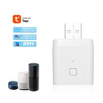 미크로소리움 음성 어항 포트 전경 수초 Tuya-마이크로 스마트 USB 어댑터 스위치 5V 와이파이 전원 홈 앱, 01 1PC, [01] 1PC