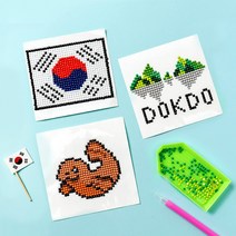 율아트 독도 비즈보석 십자수 만들기 호국보훈