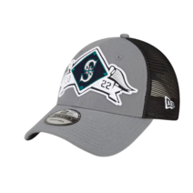 New Era 시애틀 마린 2022 AL 와일드 카드 라커룸 9FORTY 스냅백 모자