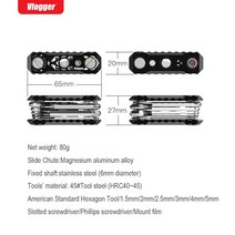 Vlogger DSLR 카메라 케이지 용 범용 접이식 멀티 툴 Allen 렌치 슬롯 형 스크루 드라이버 Phillips Screwdriver Tool Set