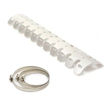 Motocross 배기 파이프 보호 커버 Mid exhaust Protector YAMAHA YZFR1 XJR1300 FJR 1300 FZ1 FAZER R6S 용 열 실드 가드, Long Sliver