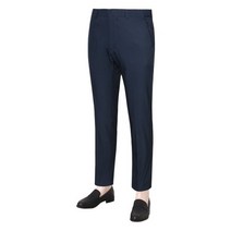 남자 간절기 슬림핏 노턱 정장바지 LO-SPA-D605-네이비