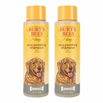 Burt s Bees 강아지용 내추럴 스킨 샴푸 16온스 2개, 473.2g