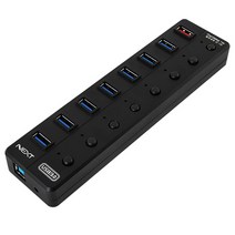 UH308 8포트 usb허브충전기 인텔 usb허브 멀티usb포트3.0 차량용멀티usb usb3.0포트 usb 멀티탭