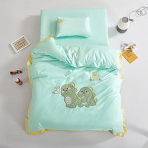 유아 낮잠 아기 알러지 이불 쓰리피스 사계절 범용 입실 전용 침구 세트, 10 다이노메이드