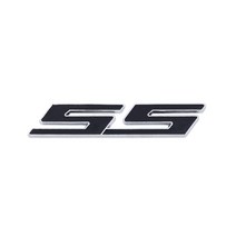 카포카 쉐보레 SS 엠블럼 스티커 뱃지 배지(카마로 트래버스), 유광실버블랙, 카마로SS