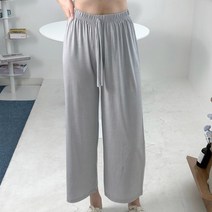 자체생산 9부 쿨 와이드 팬츠 홈웨어 바지 이지웨어 ky5001