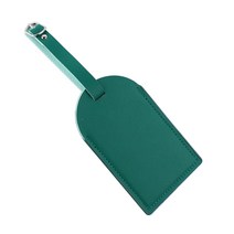 PU 가죽 수하물 태그 개인 정보 보호 여행 가방 라벨 가방 태그