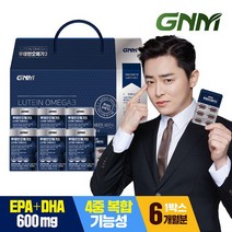 GNM자연의품격 [건조한눈개선] 루테인 오메가3 선물세트 6개월분, 상세 설명 참조, 루테인오메가3 6박스  선물세트