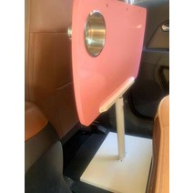 차량용 작은 테이블 보드 RV 승합차 캠핑카 노트북 식사 자동차 화이트 접이식, Q