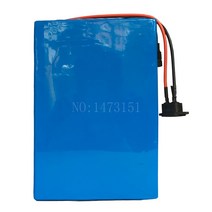 전기 자전거 리튬 이온 배터리 팩 18650 48V 2000W 25Ah, 1개