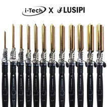 아이텍 루시피 골드 티타늄 원권 아이롱 고데기 4mm~26mm, 골드 10mm
