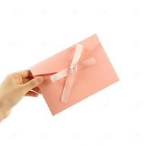 리본 컬러 봉투 1p 청첩장 돌잔치 경조사 상품권 감사 봉투, GS0700382F네이비1P