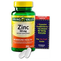 해외 PREMIUM FUSION Zinc 50mg 아연 200정