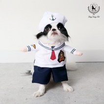 딩동펫 반려동물 마린룩 강아지옷, 마린룩 강아지옷 S