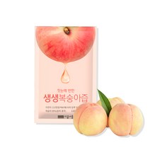 시골내음 첫눈에반한생생복숭아즙 110ml*30포 1박스, 복숭아즙, 30포* 2박스