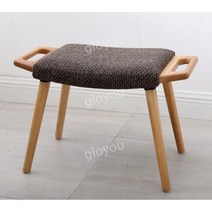 현관 원목 스툴 의자 우드, B. 내추럴